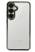 Mey İthalat® Samsung Galaxy S24 FE Kılıf Lensli Silikon - Yeşil
