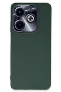 Mey İthalat® İnfinix Hot 40i Kılıf First Silikon - Koyu Yeşil
