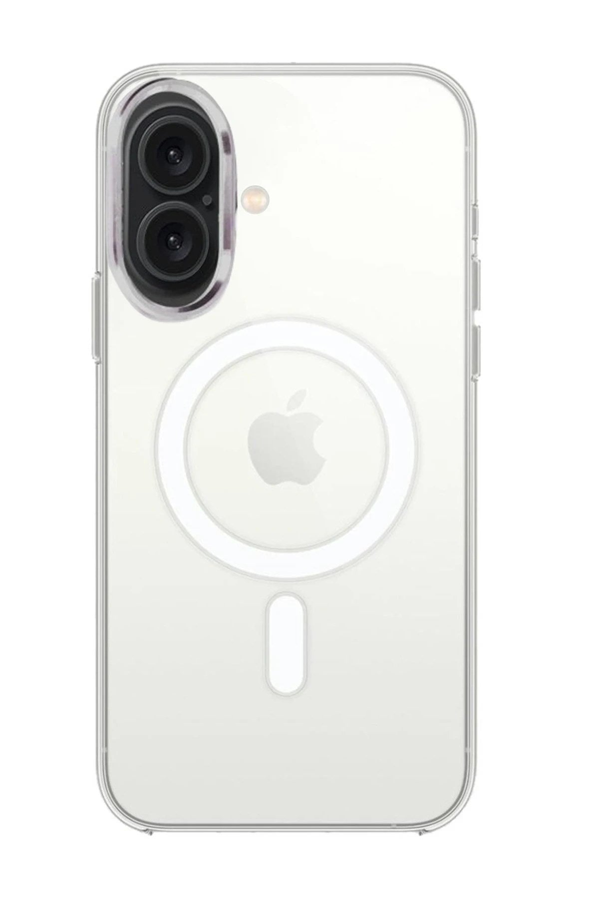 Mey İthalat® iPhone 16 Plus Kılıf Pc Real Magsafe Kapak - Şeffaf