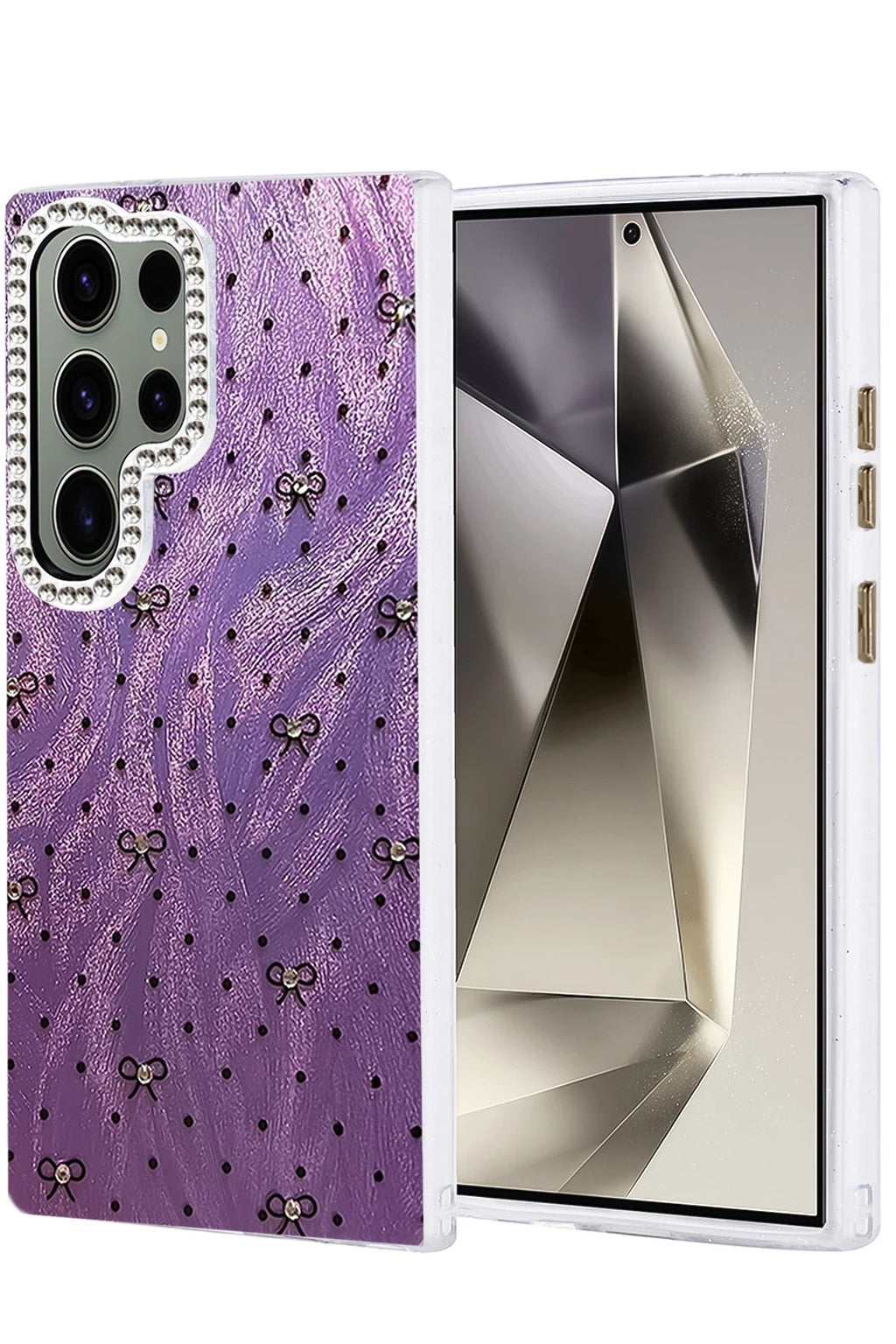 Mey İthalat® Samsung Galaxy S23 Ultra Kılıf Blade Aynalı Desenli Kapak - Desen 2