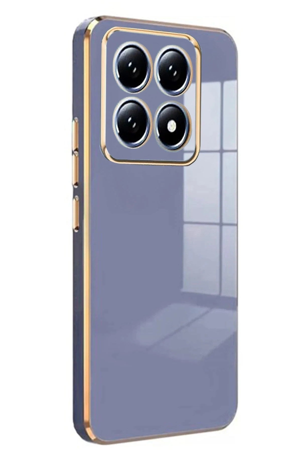 Mey İthalat® Mi 14T Pro Volet Silikon - Mavi