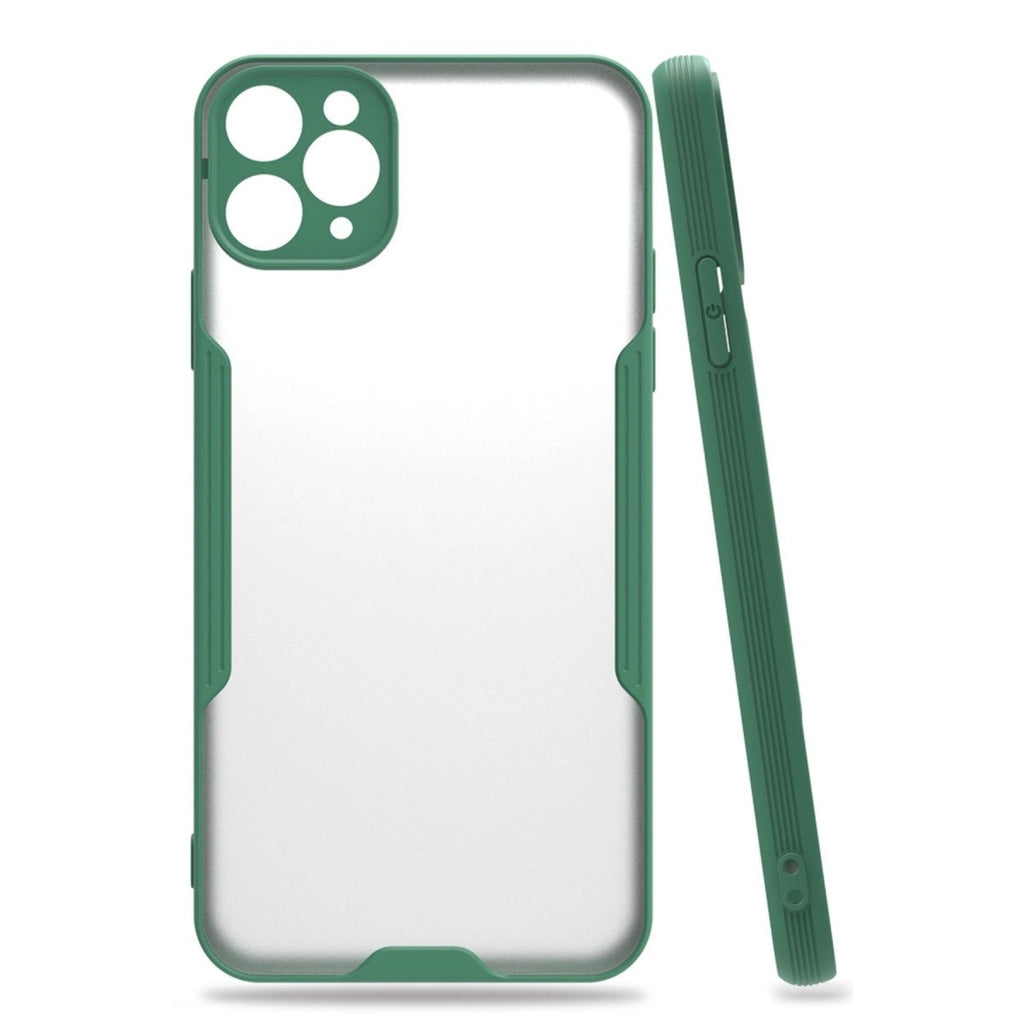Mey İthalat® iPhone 11 Pro Kılıf Platin Silikon - Yeşil