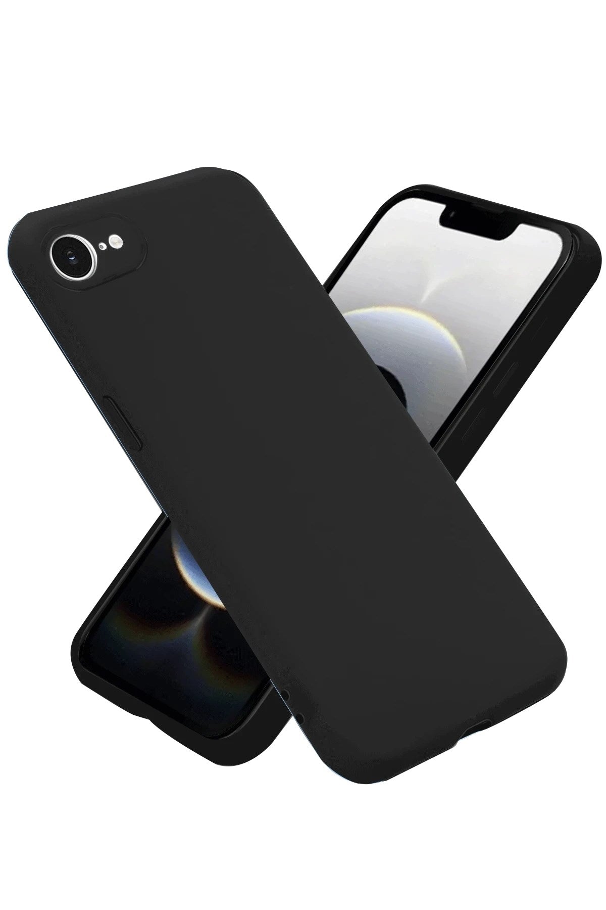 Mey İthalat® iPhone 16E Kılıf First Silikon - Siyah