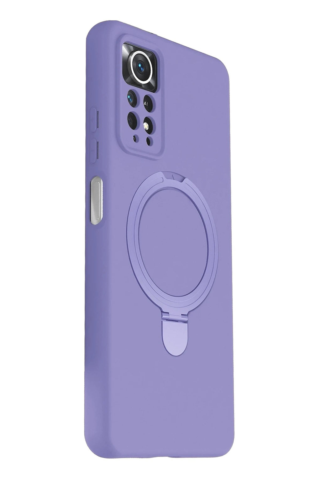 Mey İthalat® Redmi Note 12 Pro 4G Regal Magsafe Standlı Kapak - Lila