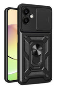 Mey İthalat® Samsung Galaxy A07 4G Pars Lens Yüzüklü Silikon - Siyah