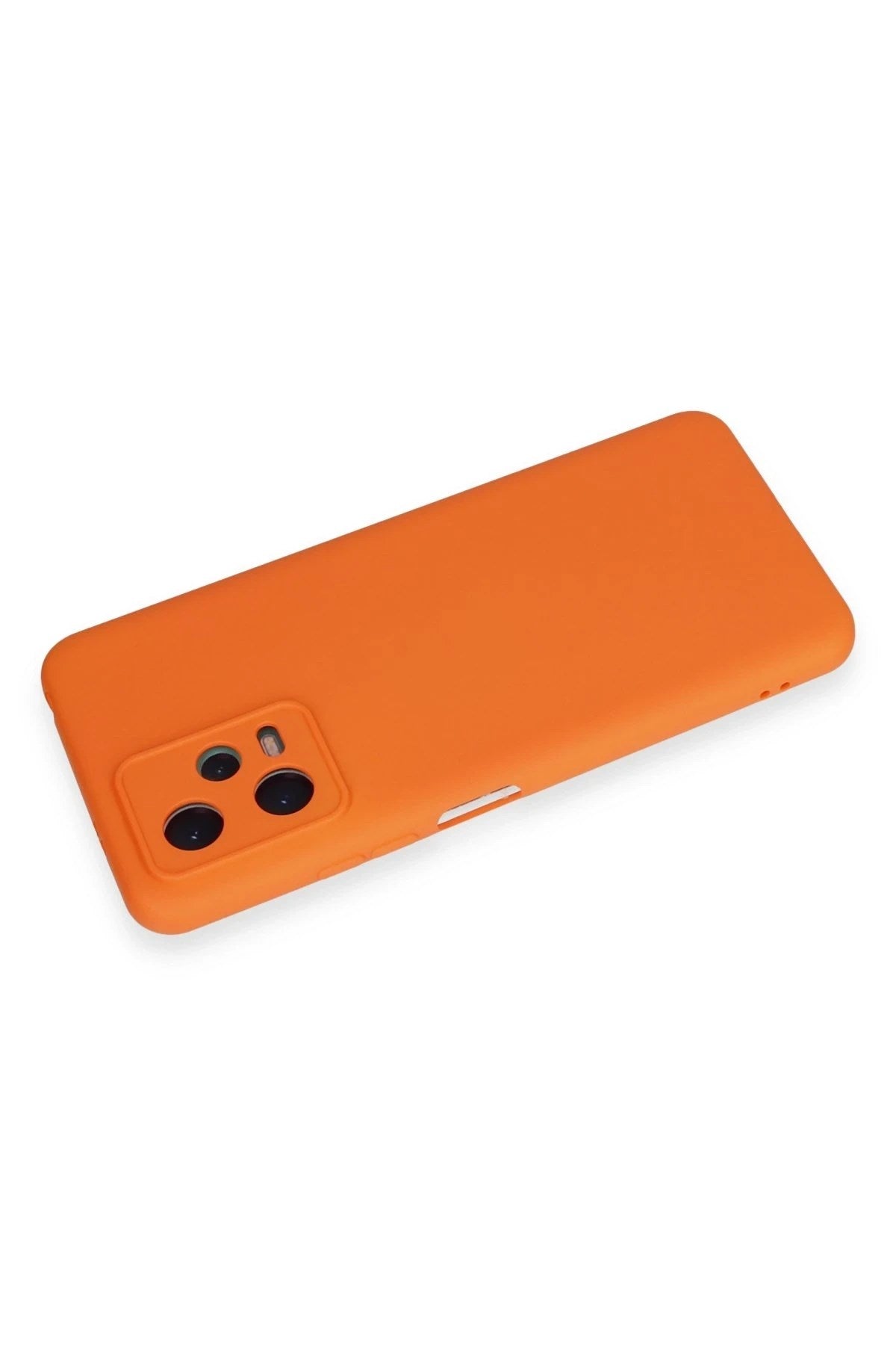 Mey İthalat® Redmi Note 12 5G Kılıf Nano içi Kadife Silikon - Turuncu
