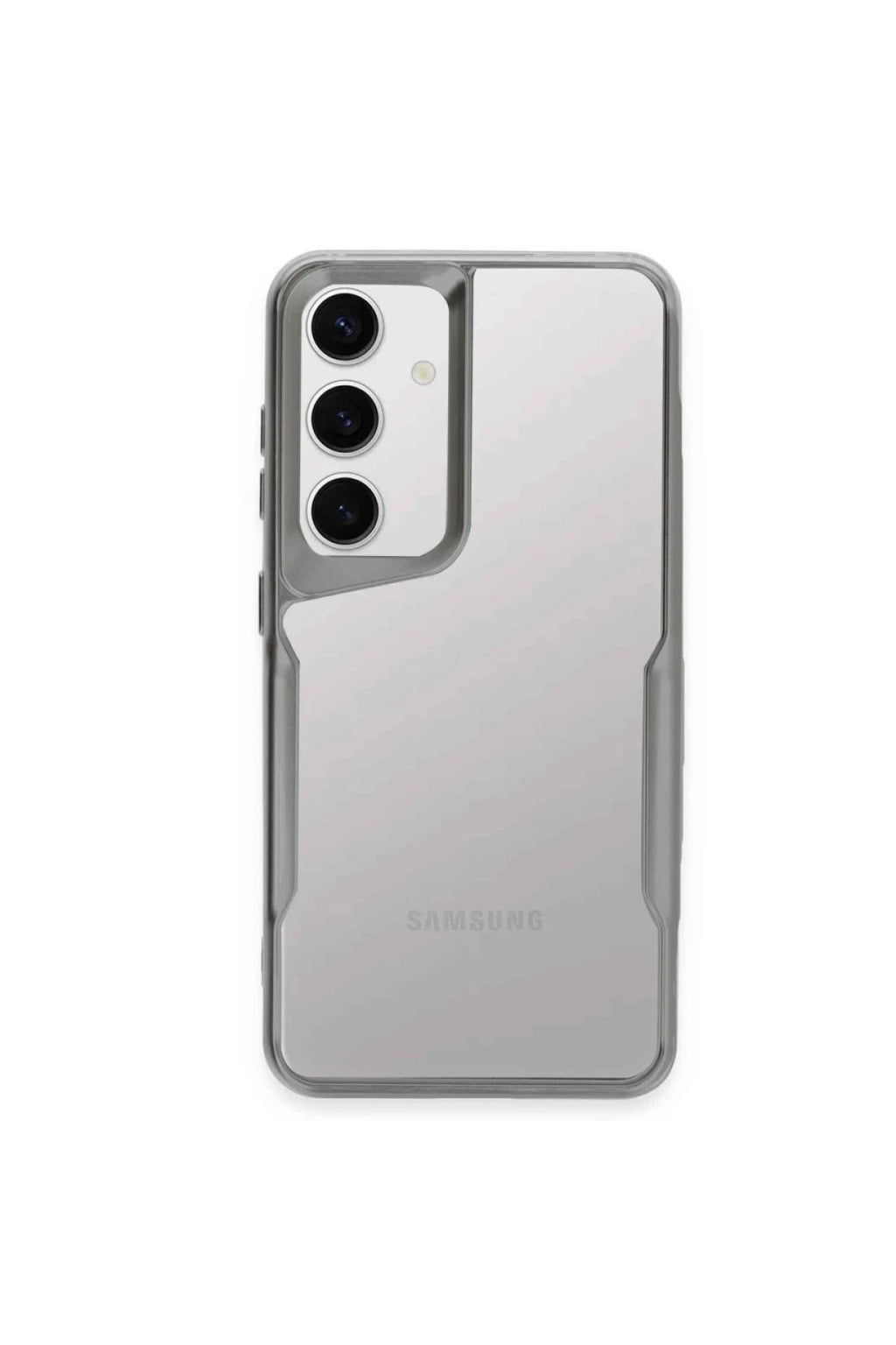 Mey İthalat® Samsung Galaxy A14 4G Kılıf Boyi Silikon Kapak - Gümüş
