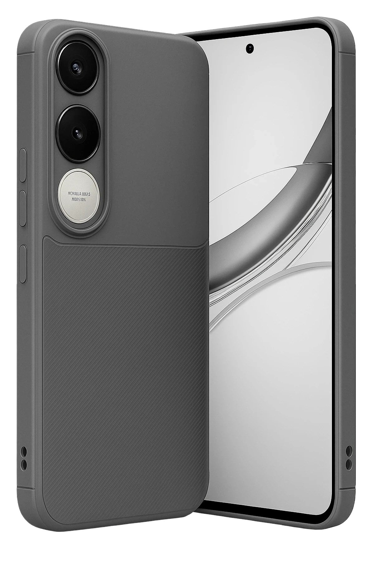 Mey İthalat® Vivo V50 Lite 4G Auto Focus Karbon Kapak - Gri