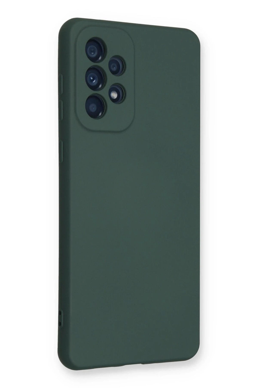Mey İthalat® Samsung Galaxy A53 5G Kılıf Nano içi Kadife Silikon - Koyu Yeşil