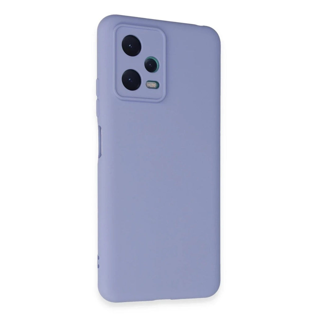 Mey İthalat® Redmi Note 12 5G Kılıf Nano içi Kadife Silikon - Lila