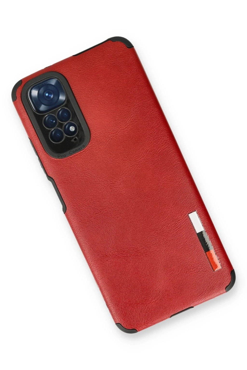 Mey İthalat® Redmi Note 11 Kılıf Loop Deri Silikon - Kırmızı