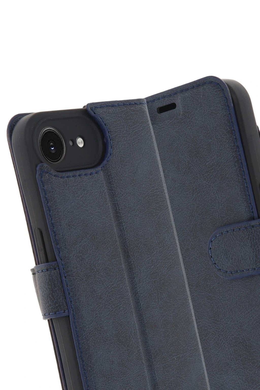 Mey İthalat® iPhone 16E Kılıf Trend S Plus Kapaklı Kılıf - Lacivert