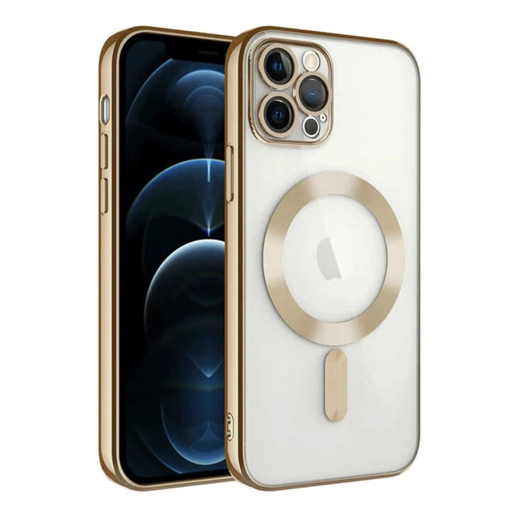 Mey İthalat® iPhone 14 Pro Max Kılıf Kross Magneticsafe Kapak - Gold