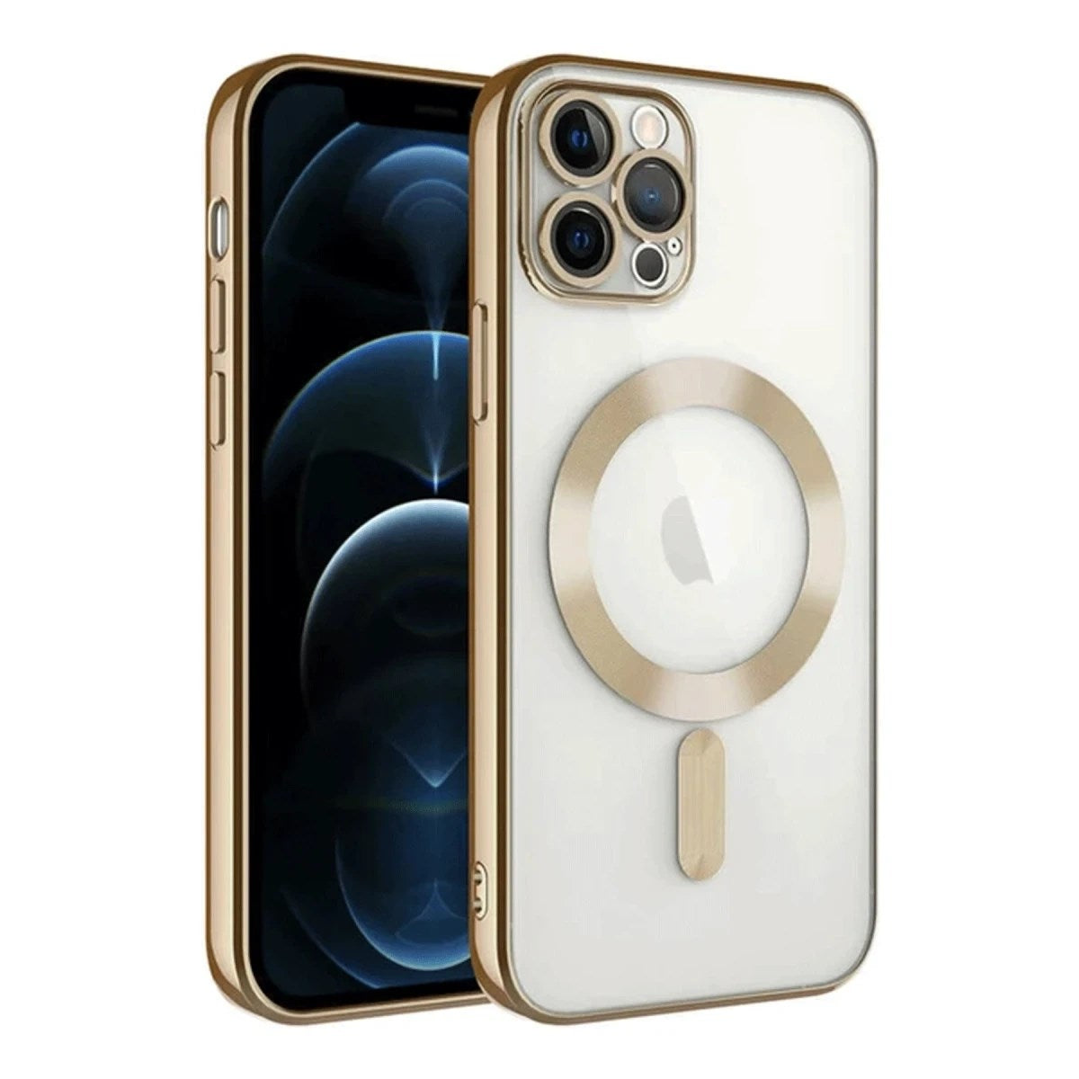 Mey İthalat® iPhone 14 Pro Max Kılıf Kross Magneticsafe Kapak - Gold