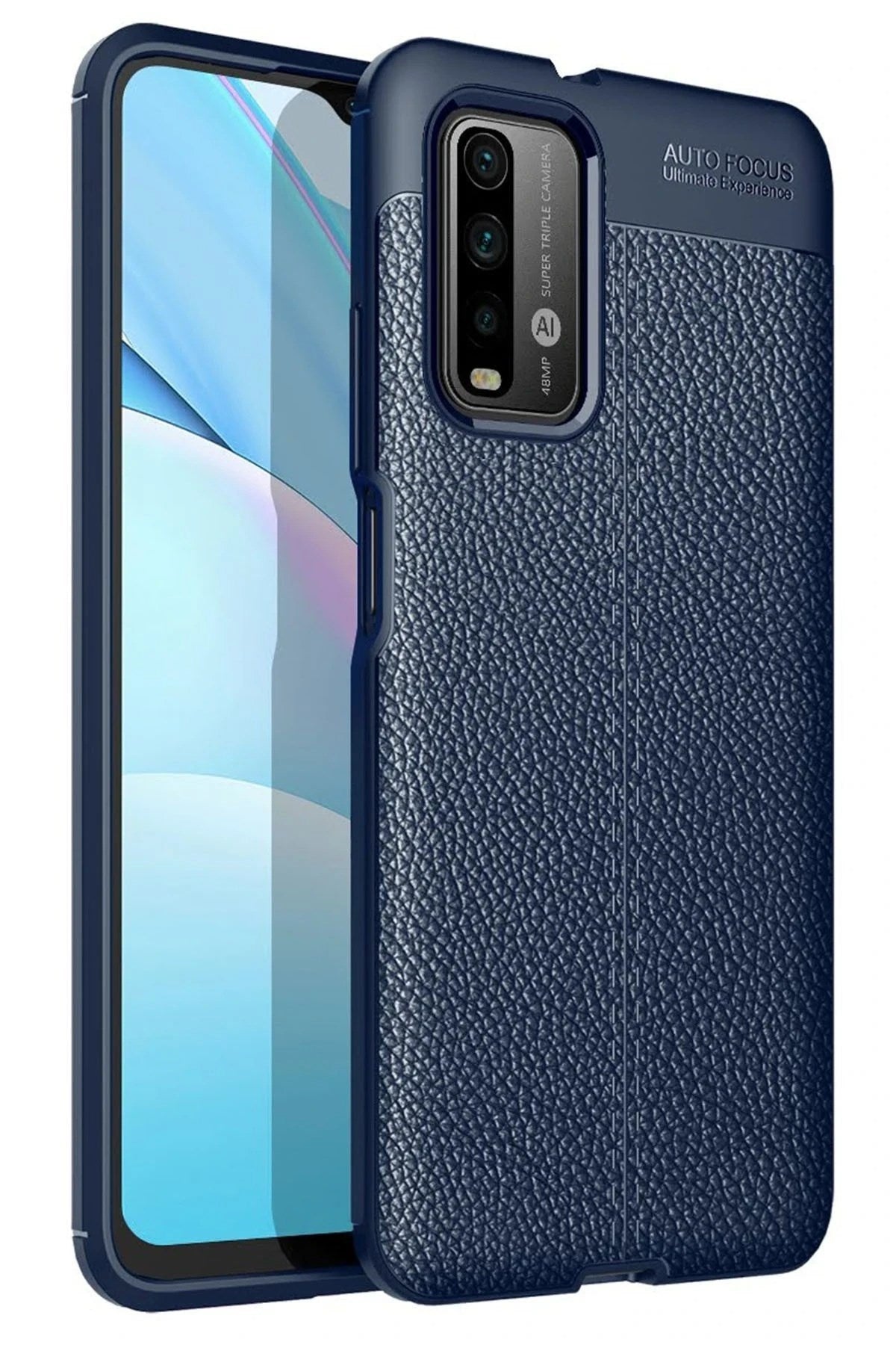Mey İthalat® Redmi 9T Kılıf Auto Focus Kapak - Lacivert