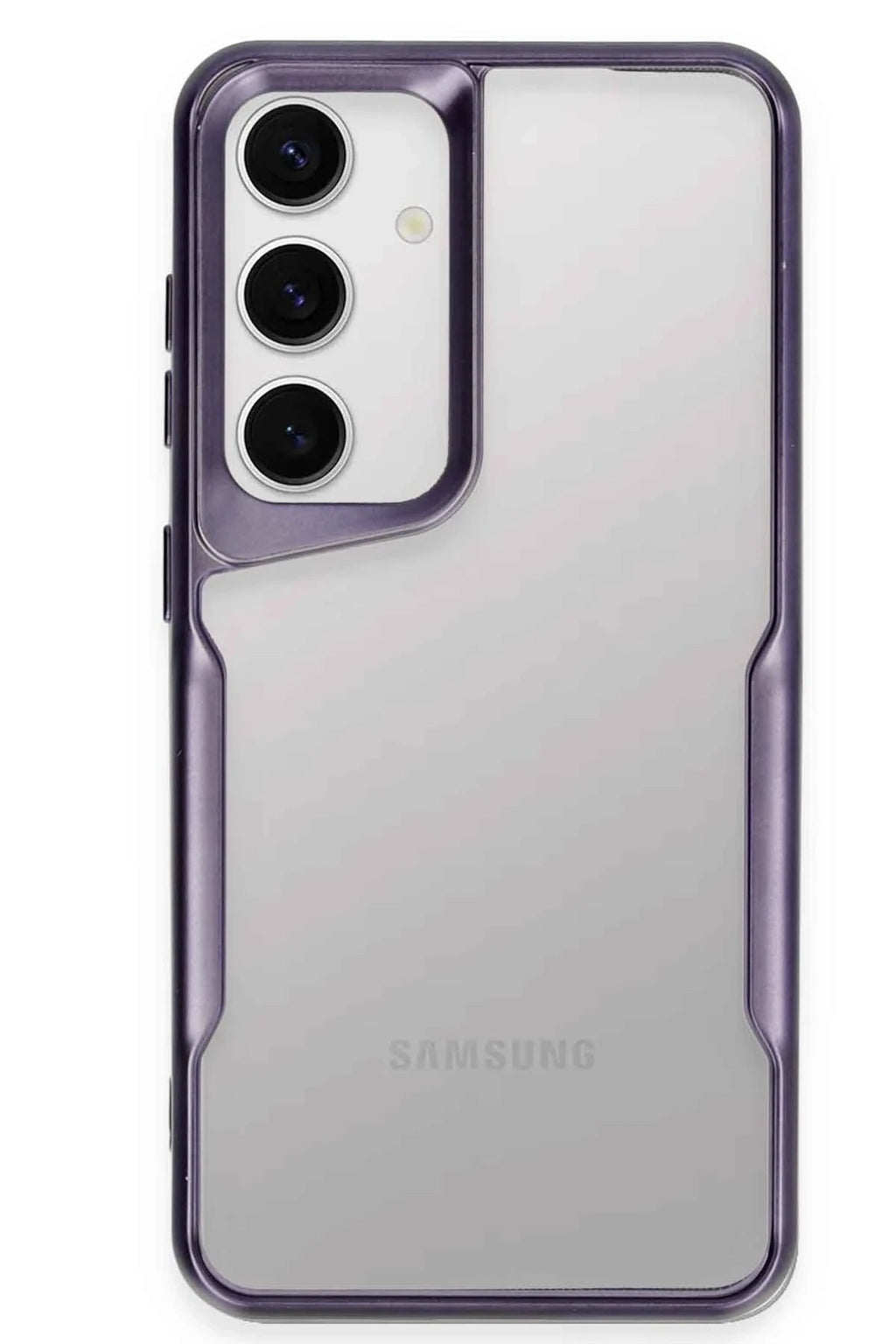 Mey İthalat® Samsung Galaxy S24 Kılıf Boyi Silikon Kapak - Derin Mor