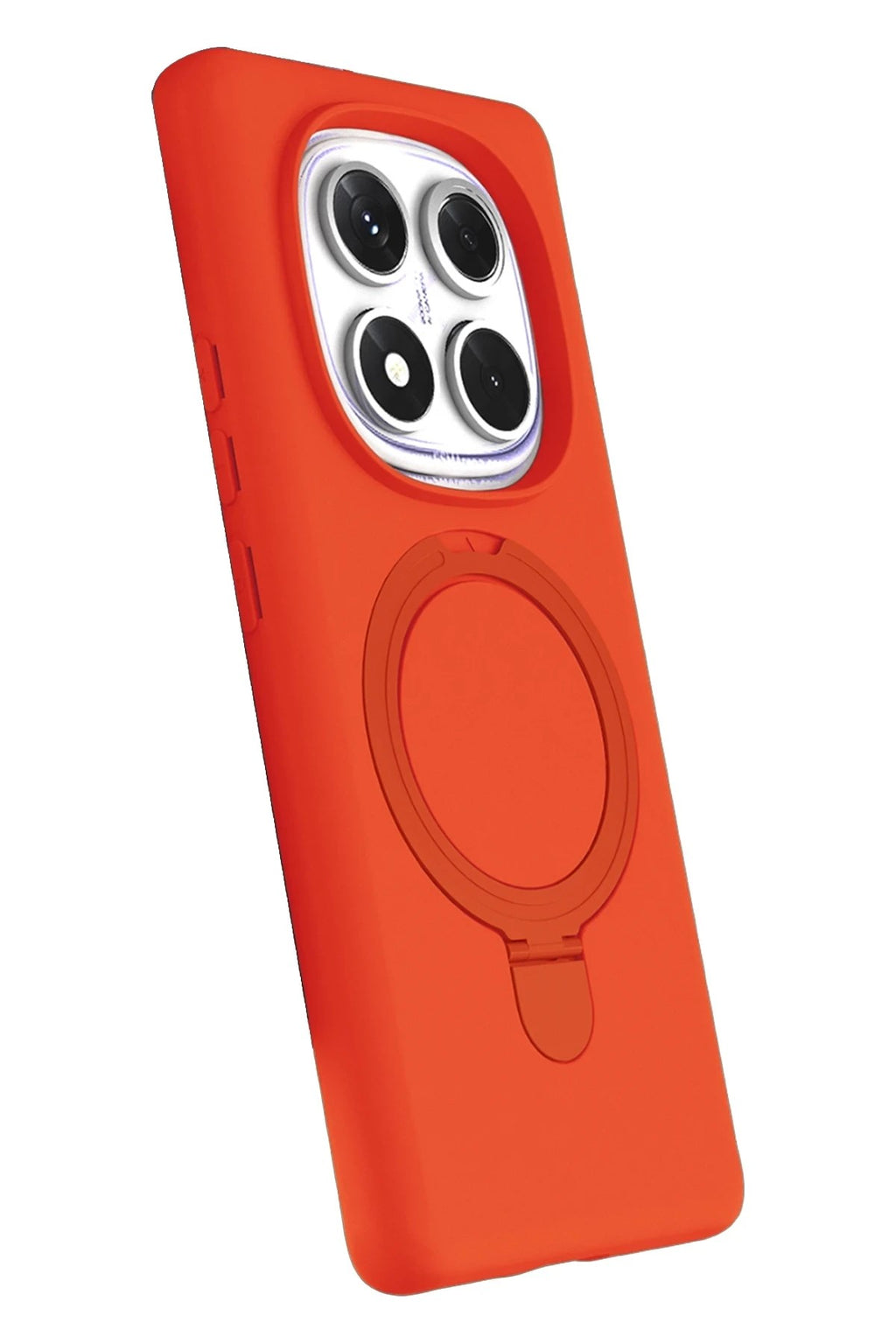 Mey İthalat® Redmi Note 14 Pro 4G Regal Magsafe Standlı Kapak - Turuncu