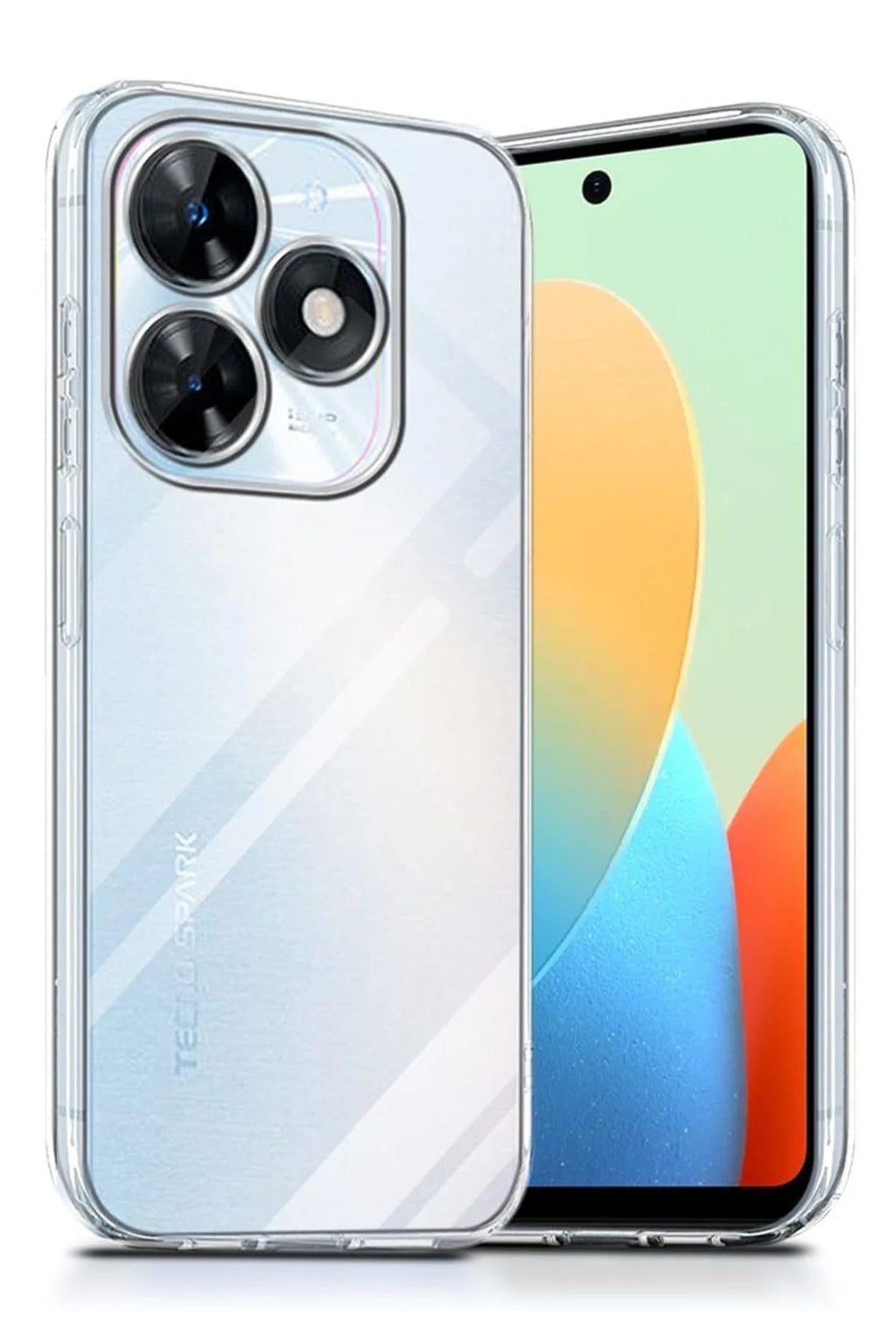 Mey İthalat® Tecno Spark Go 2024 Kılıf Lüx Şeffaf Silikon