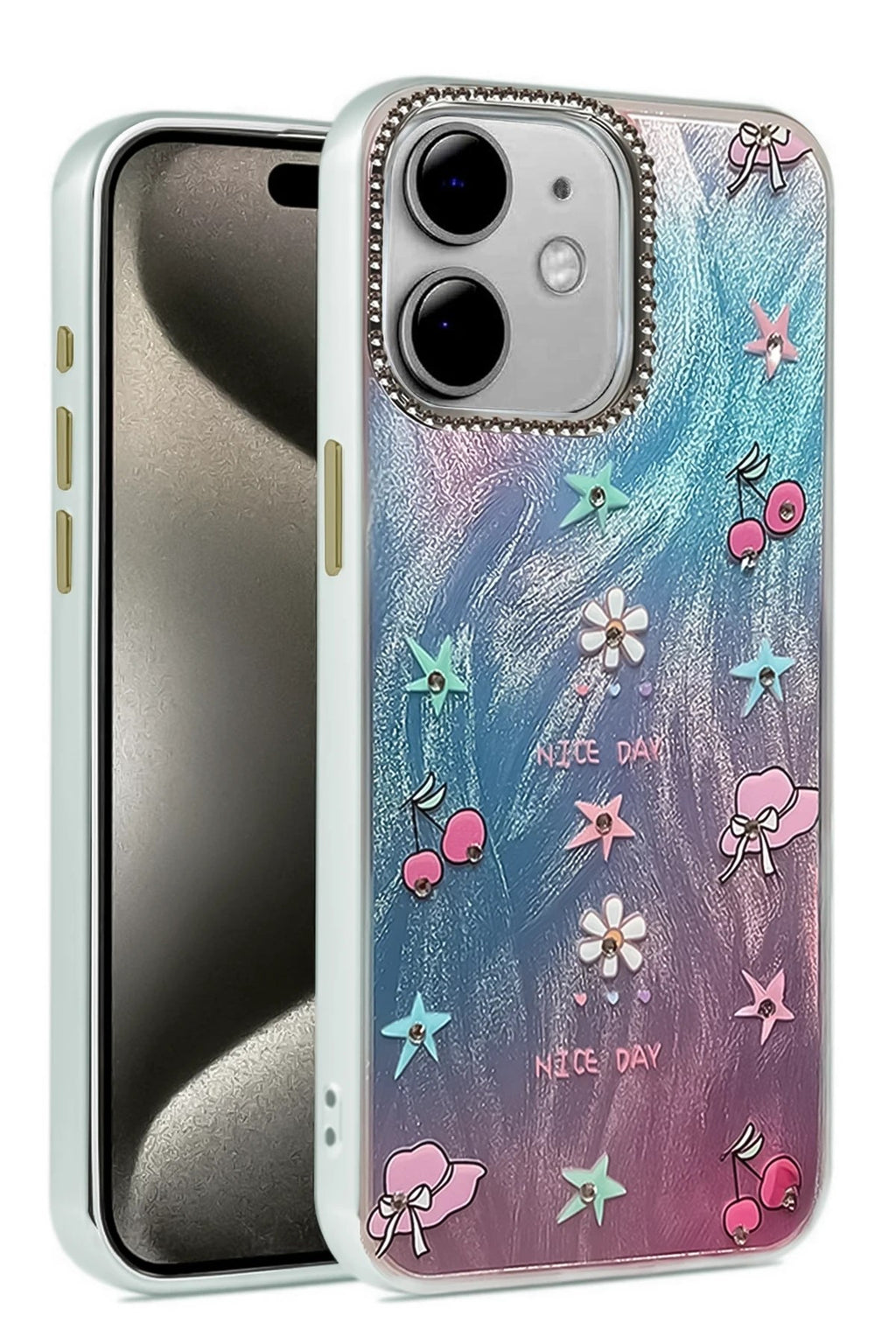 Mey İthalat® iPhone 11 Kılıf Blade Aynalı Desenli Kapak - Desen 4