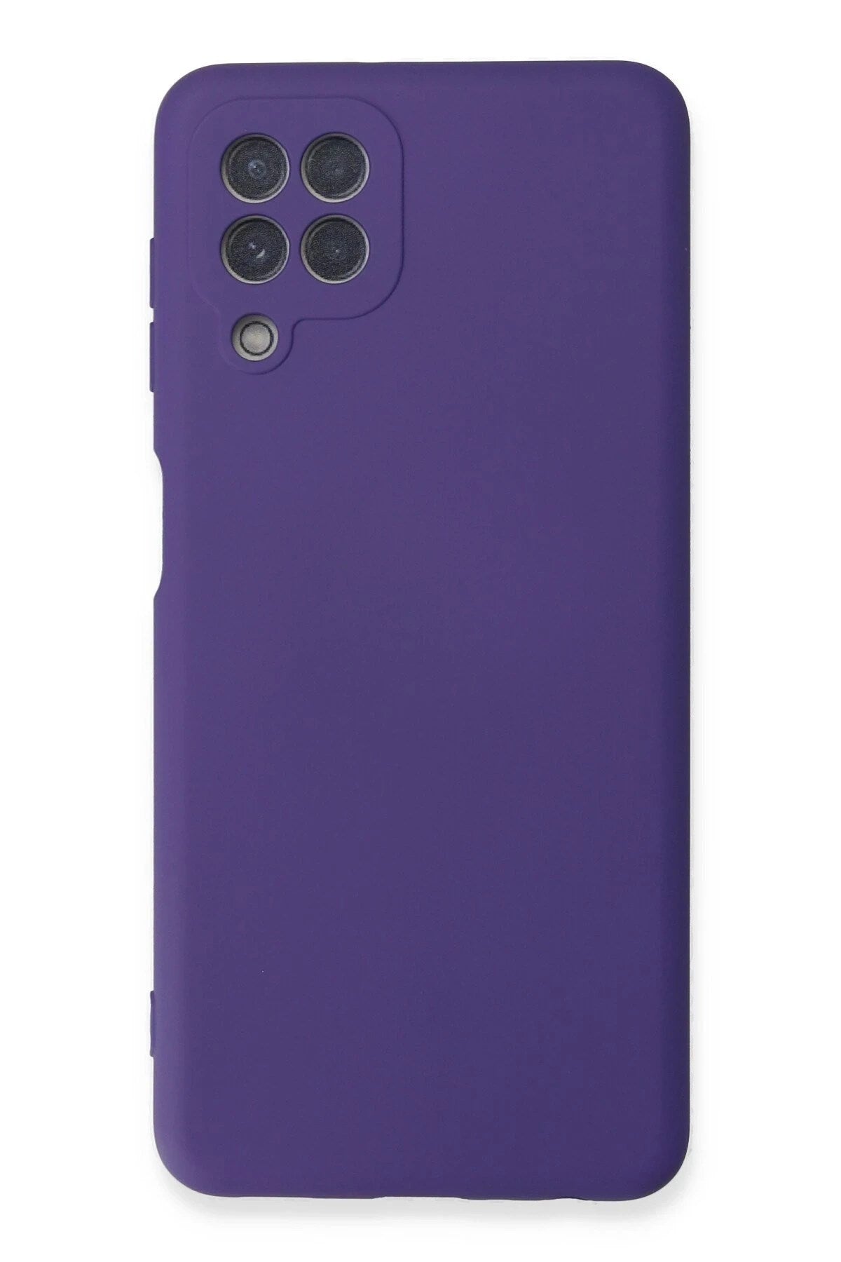 Mey İthalat® Samsung Galaxy A22 Kılıf Nano içi Kadife Silikon - Mor