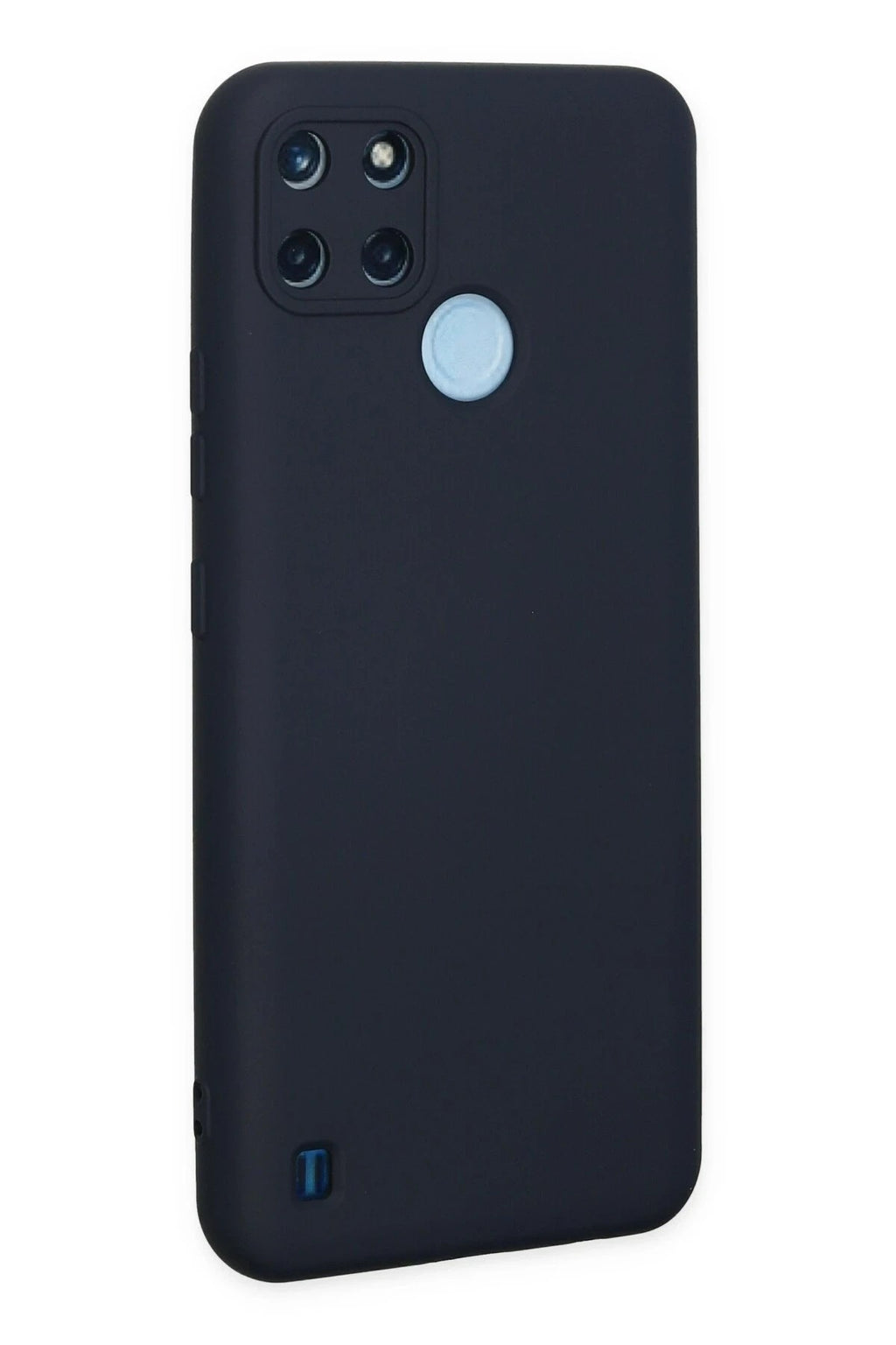 Mey İthalat® Realme C25Y Kılıf Nano içi Kadife Silikon - Lacivert