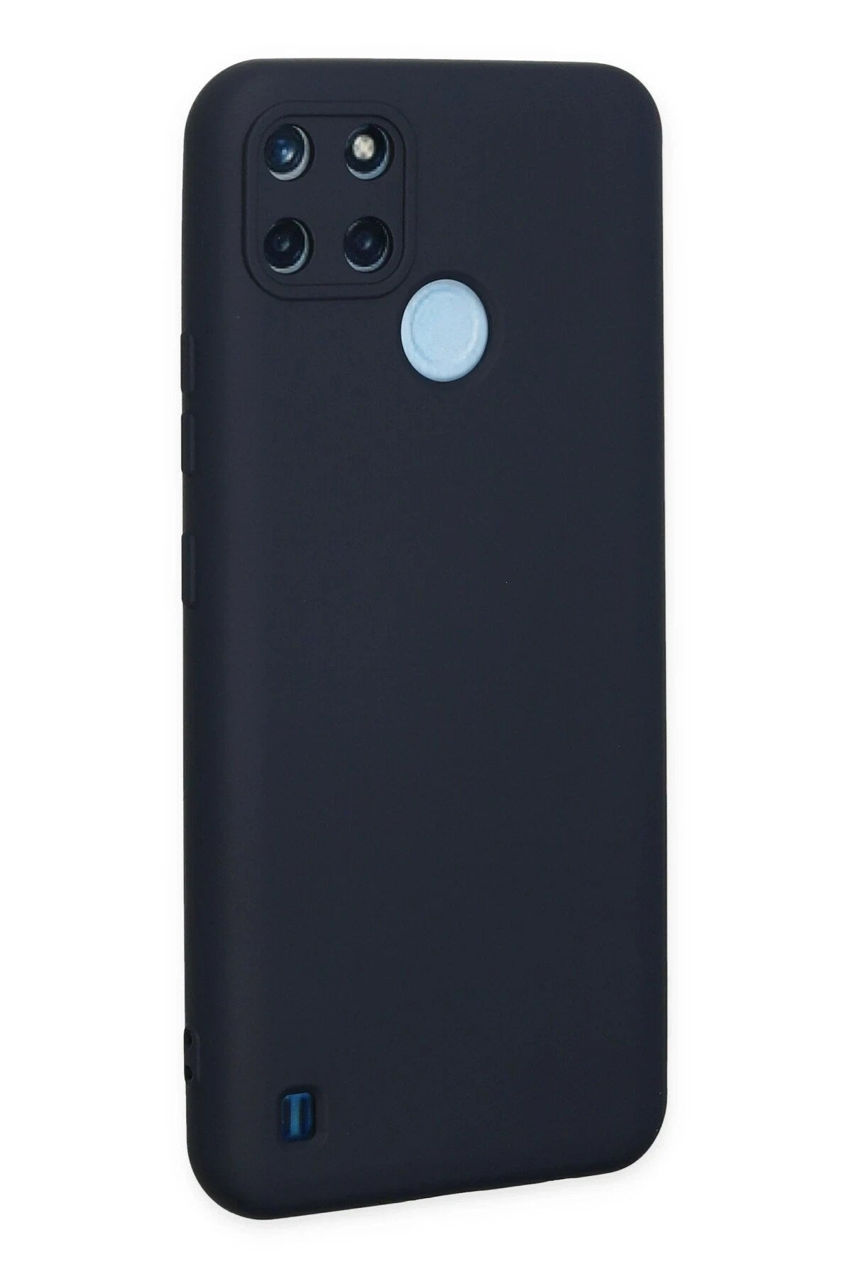 Mey İthalat® Realme C25Y Kılıf Nano içi Kadife Silikon - Lacivert