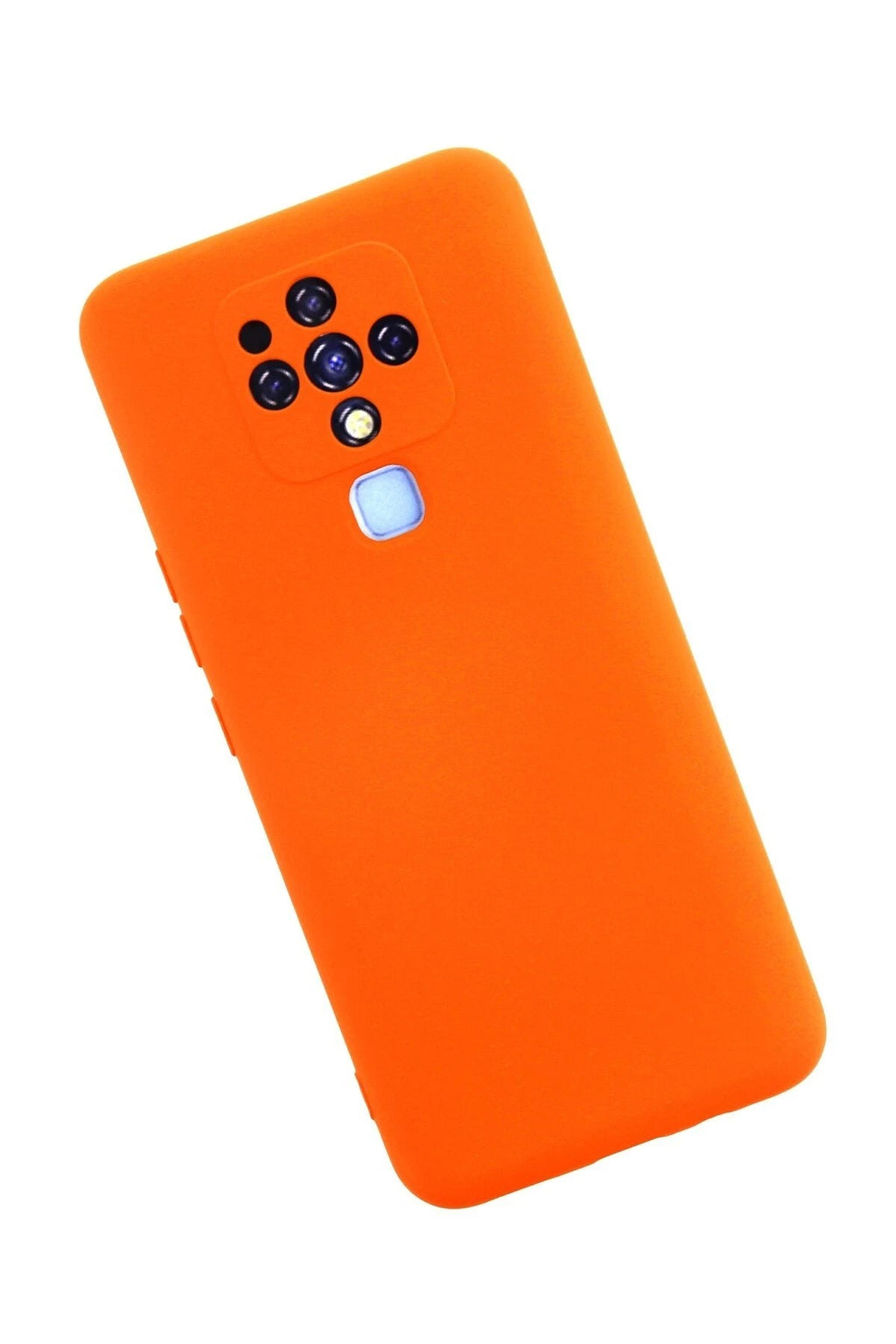 Mey İthalat® Tecno Camon 16 Kılıf Nano içi Kadife Silikon - Turuncu