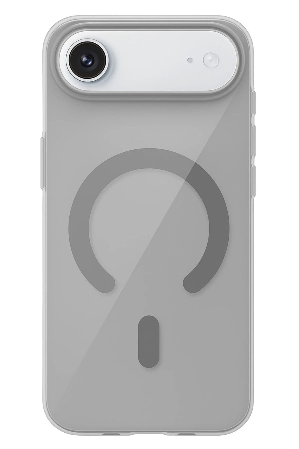 Mey İthalat® iPhone 17 Air PC Blank Magsafe Kapak - Natural Grey