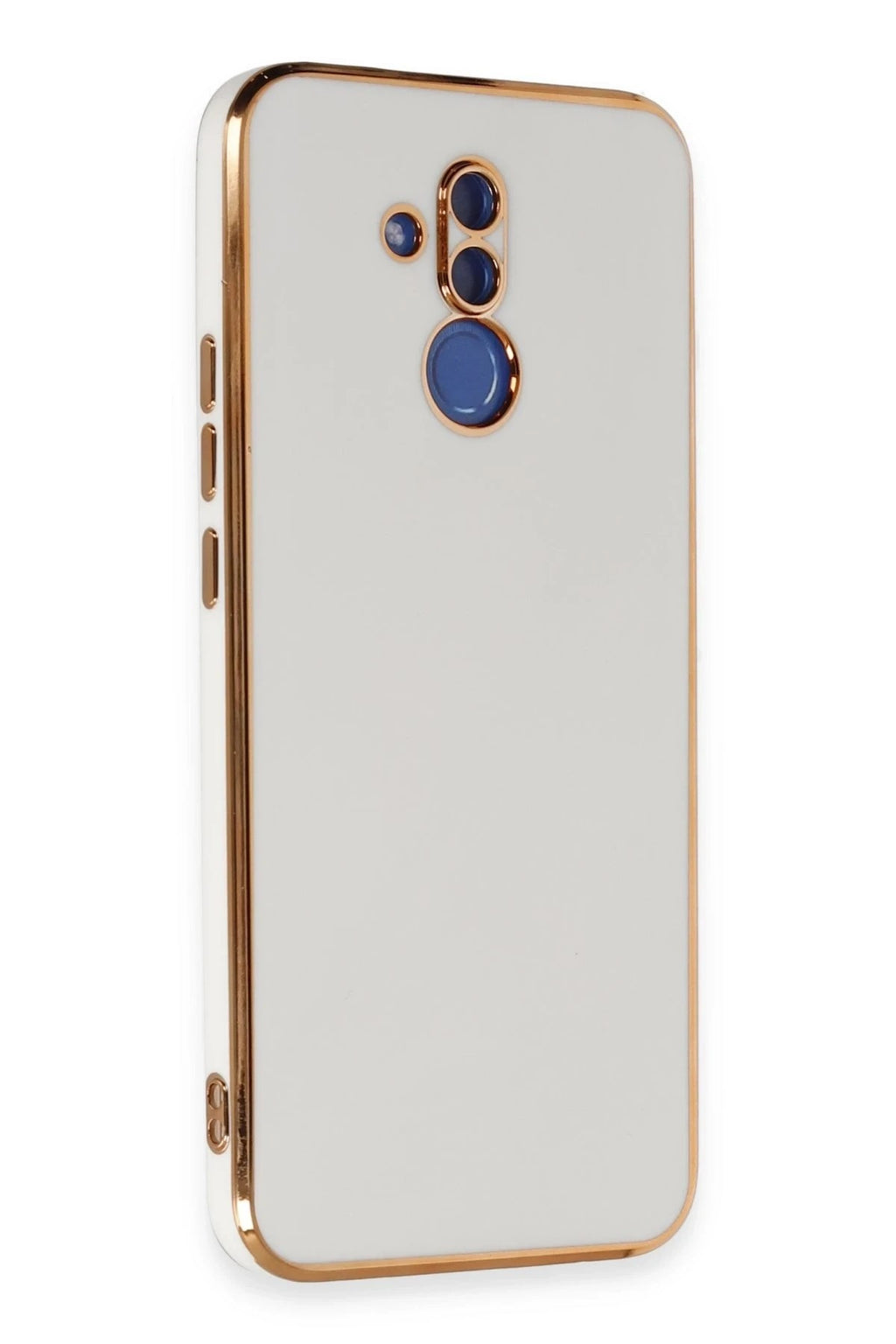 Mey İthalat® Huawei Mate 20 Lite Kılıf Volet Silikon - Beyaz