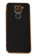 Mey İthalat® Redmi Note 9 Kılıf Volet Silikon - Siyah