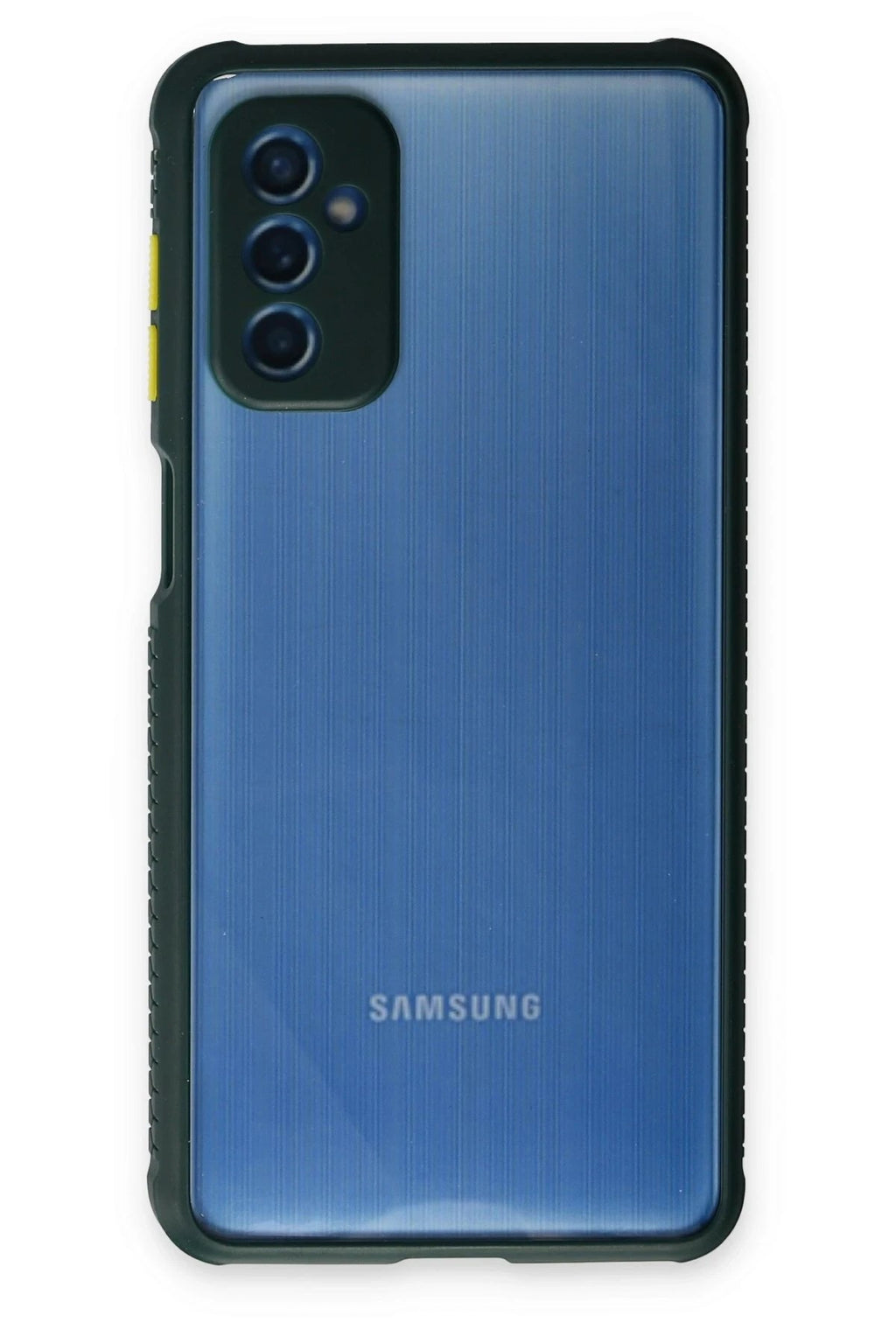 Mey İthalat® Samsung Galaxy M52 5G Kılıf Miami Şeffaf Silikon - Koyu Yeşil