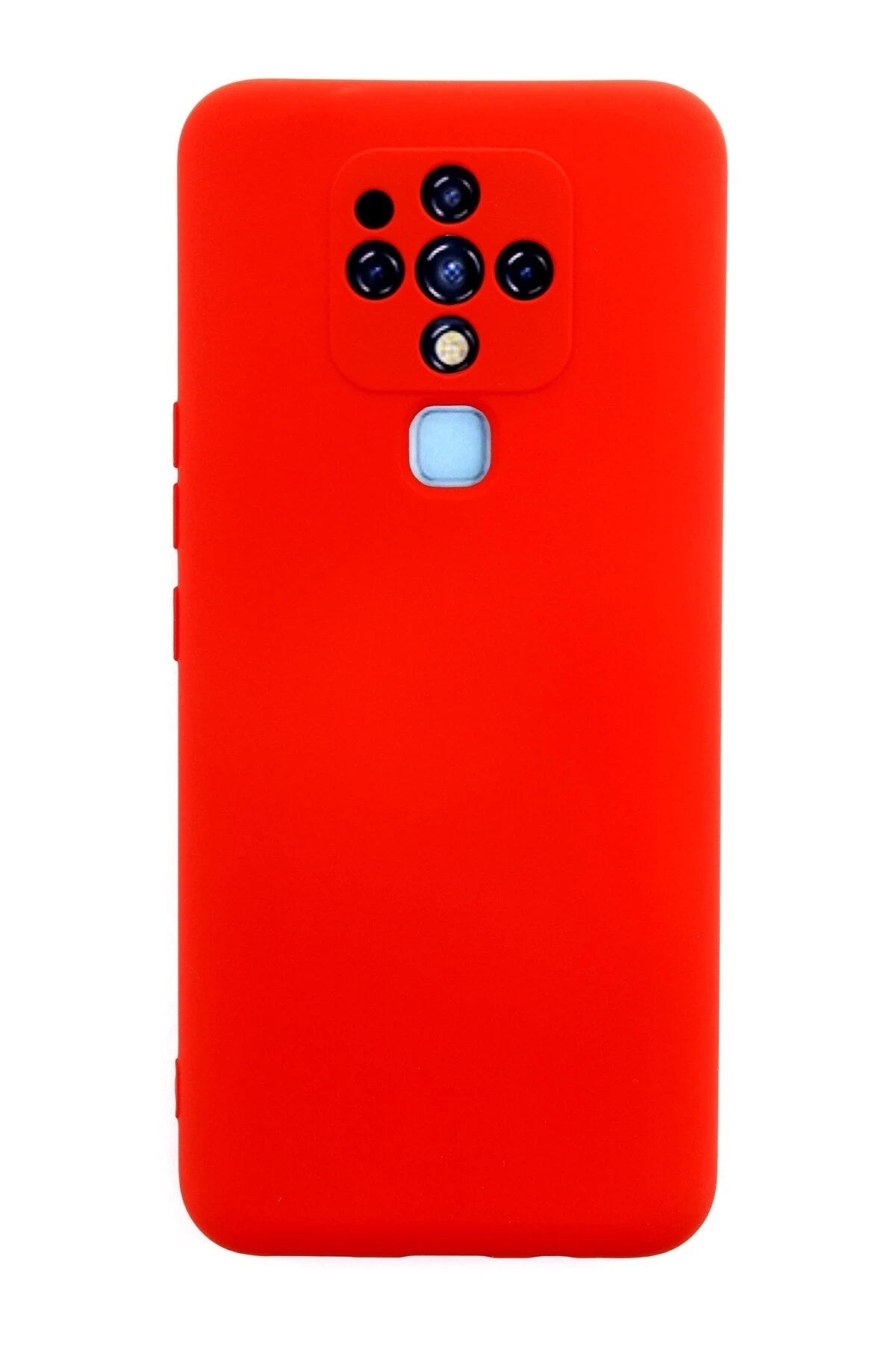 Mey İthalat® Tecno Camon 16 Kılıf Nano içi Kadife Silikon - Kırmızı