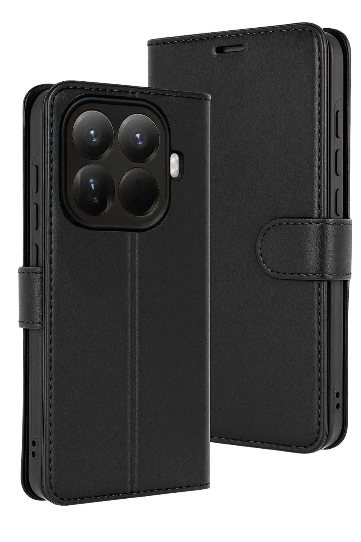 Mey İthalat® Mi 15T Pro Trend S Plus Kapaklı Kılıf - Siyah