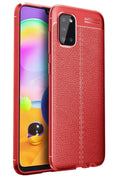 Mey İthalat® Samsung Galaxy A31 Kılıf Auto Focus Kapak - Kırmızı