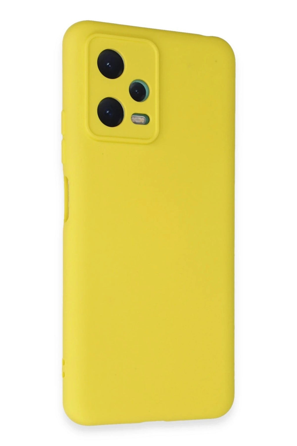 Mey İthalat® Redmi Note 12 5G Kılıf Nano içi Kadife Silikon - Sarı