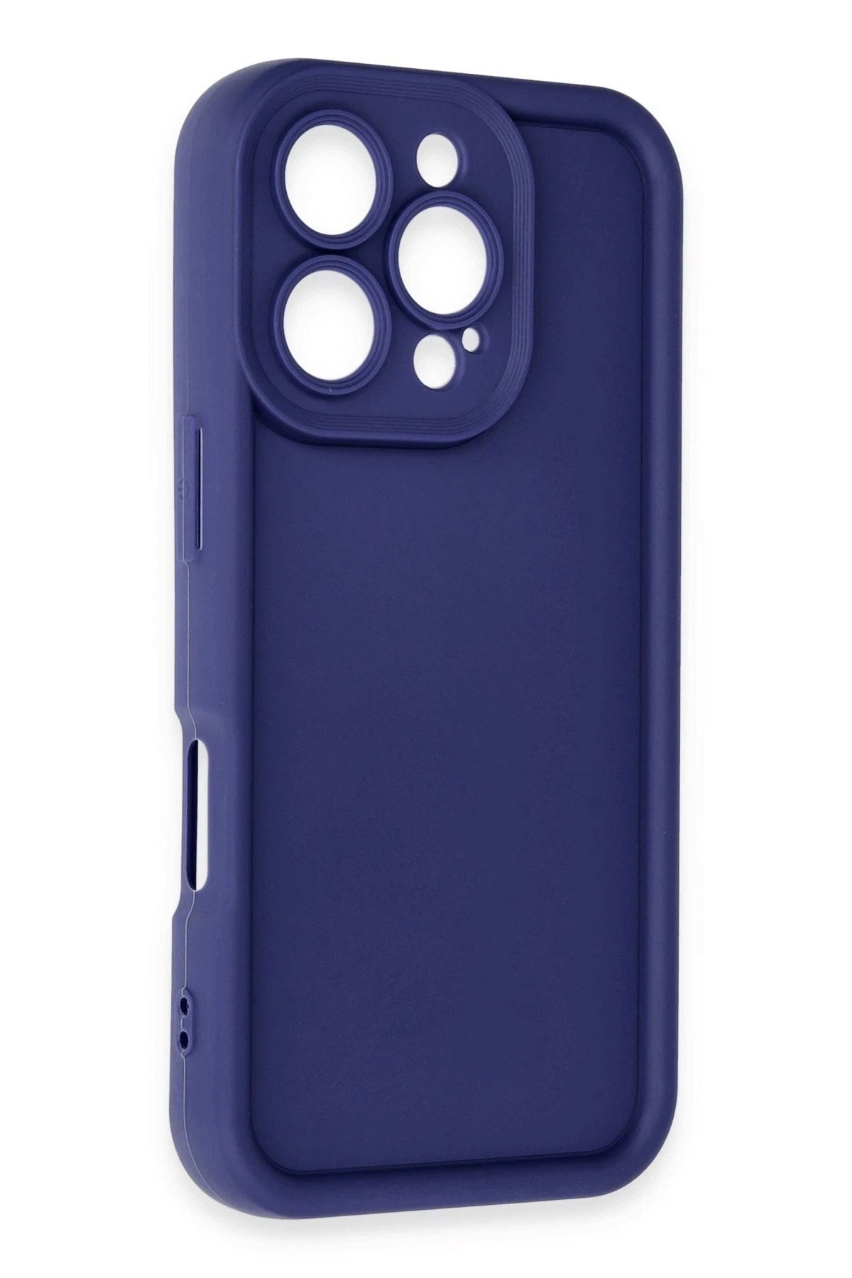 Mey İthalat® iPhone 16 Pro Kılıf Viera Silikon - Lacivert