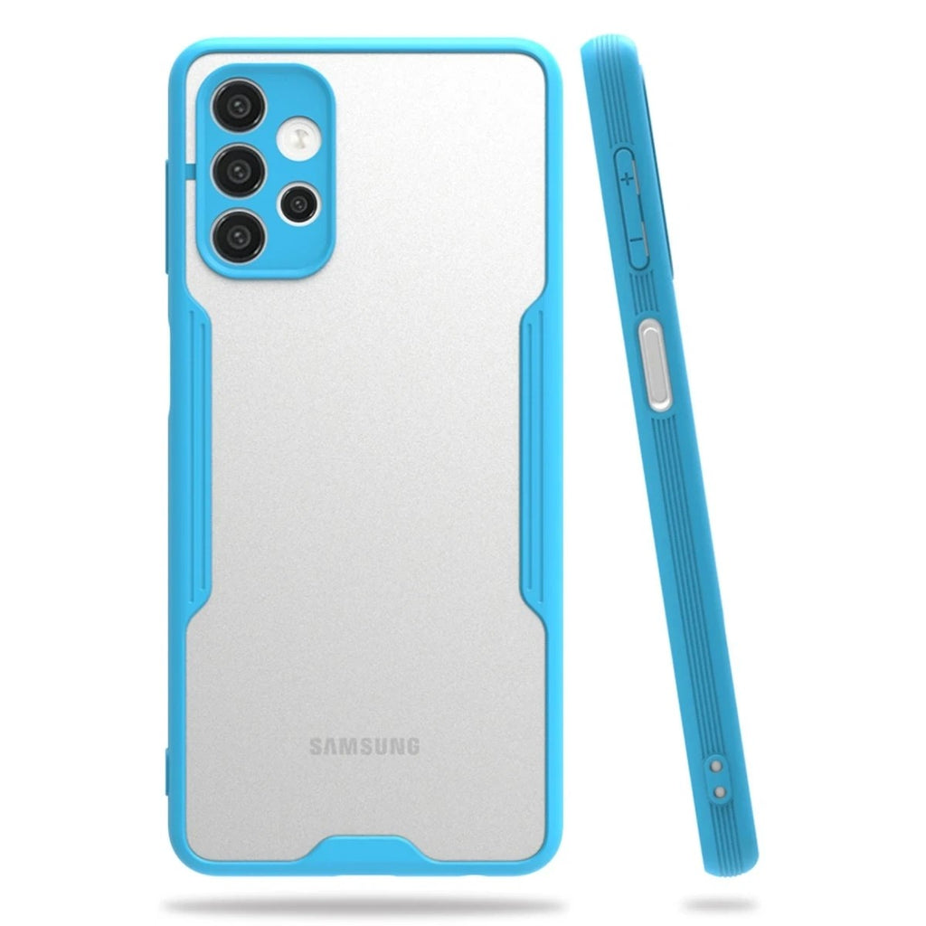Mey İthalat® Samsung Galaxy A72 Kılıf Platin Silikon - Mavi