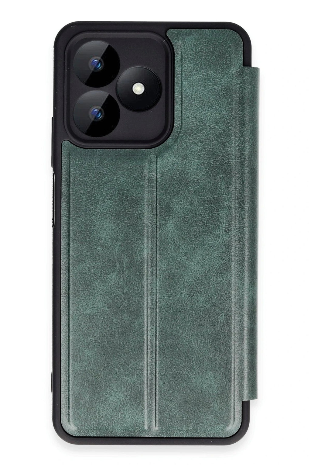 Mey İthalat® Realme Note 50 4G Kılıf Flip Cover - Koyu Yeşil