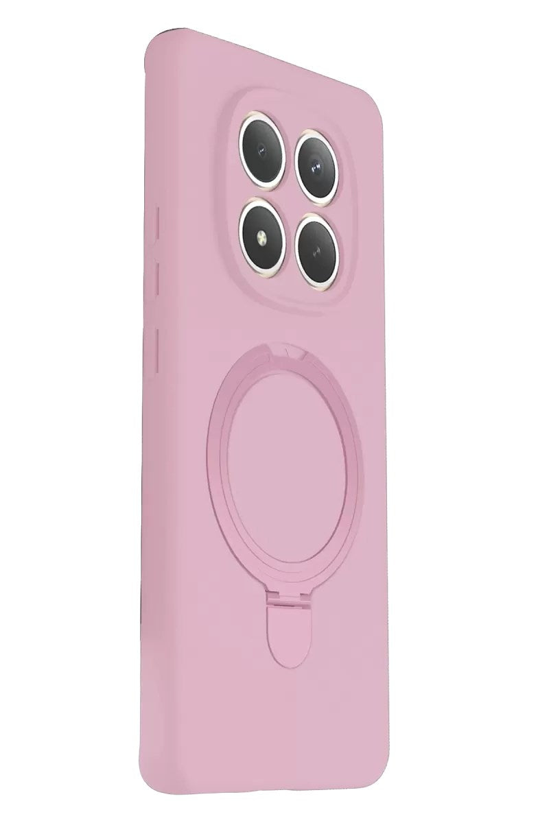 Mey İthalat® Redmi Note 15 Pro 4G Regal Magsafe Standlı Kapak - Açık Pembe