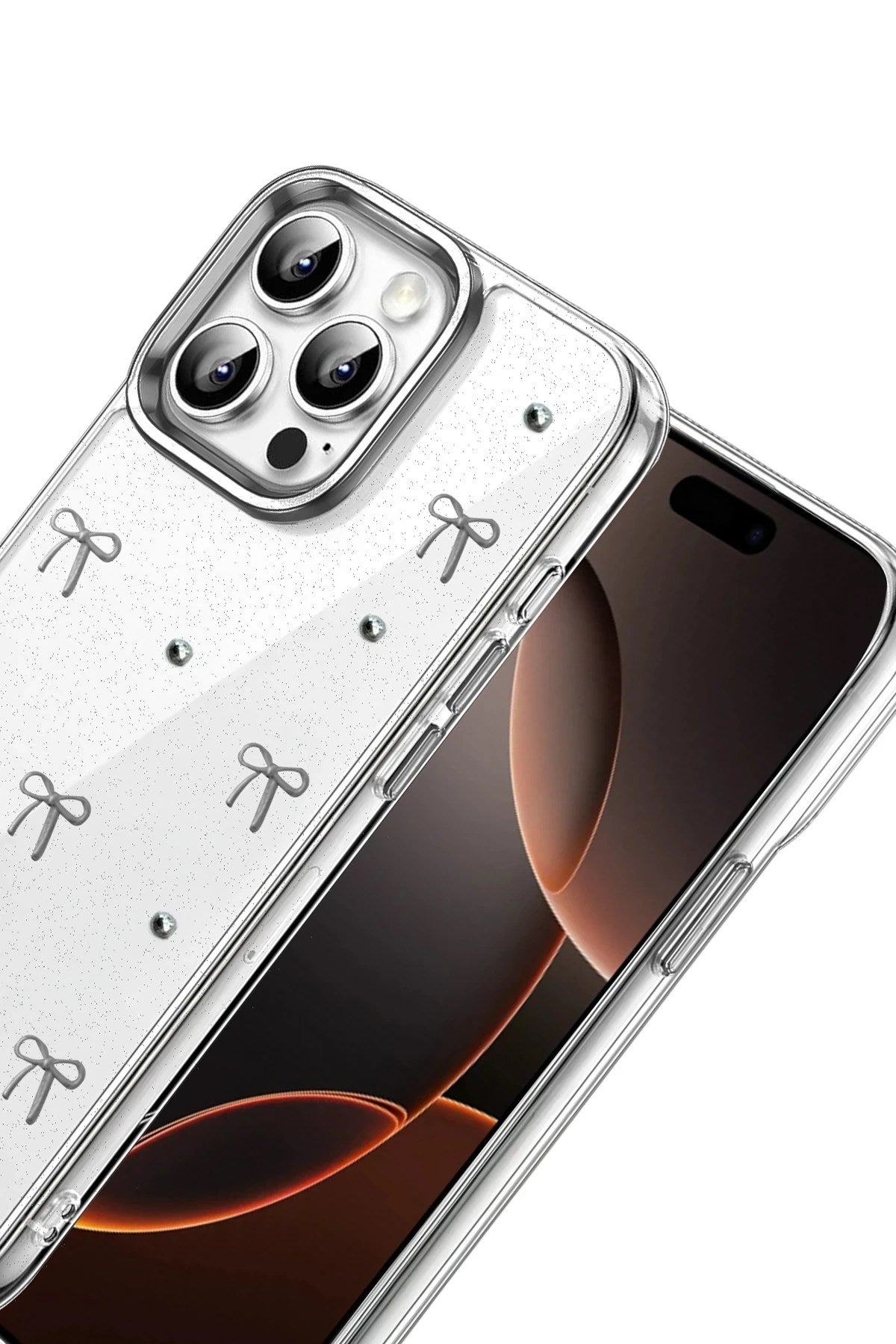 Mey İthalat® iPhone 15 Pro Fiyonk Desenli Kapak - Desen 5