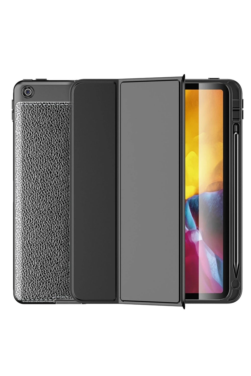 Mey İthalat® iPad 10.2 (7.nesil) Kılıf Tablet Focus Silikon - Siyah