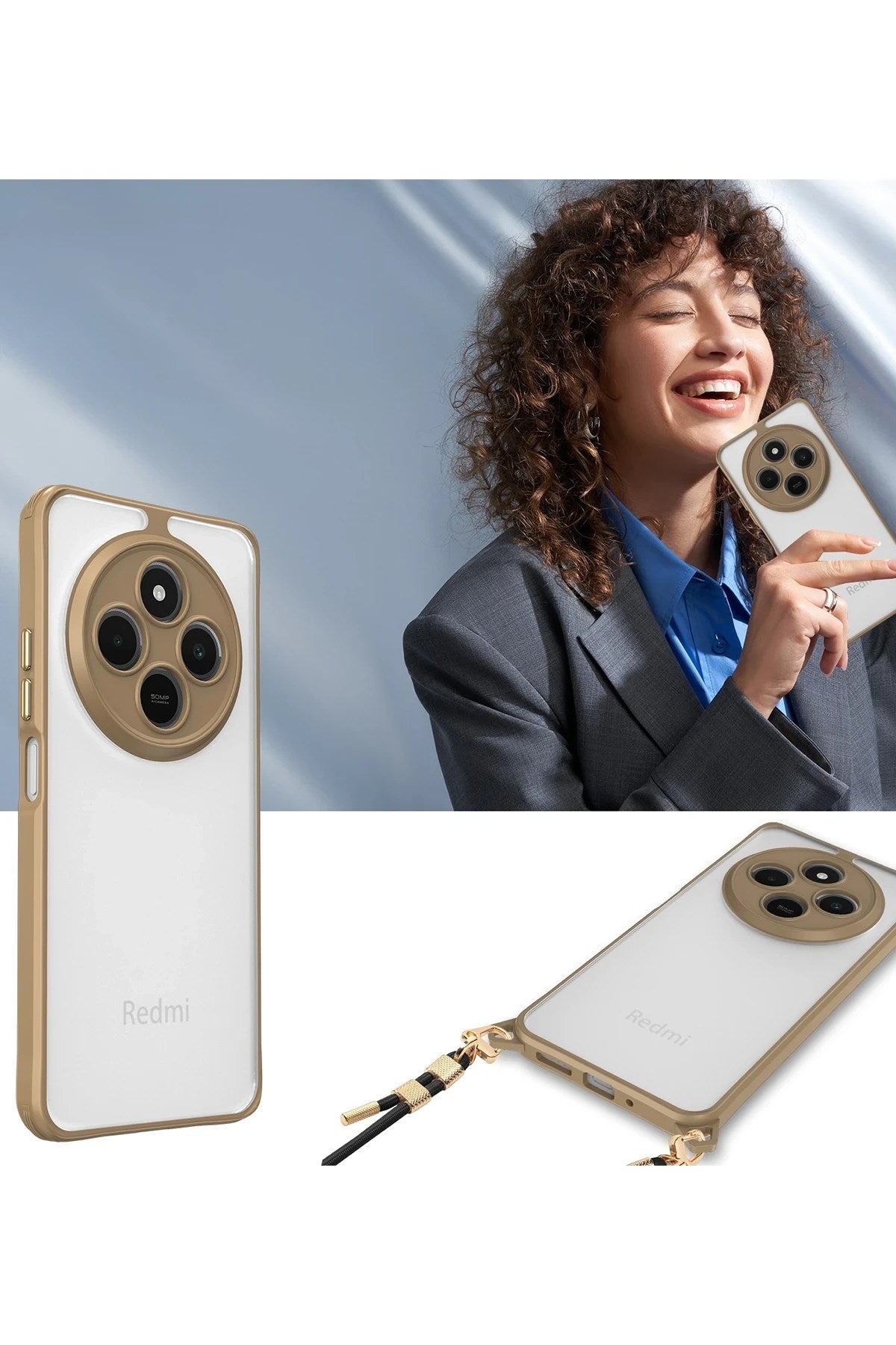 Mey İthalat® Redmi 14C Kılıf Penta Silikon Kılıf - Siyah