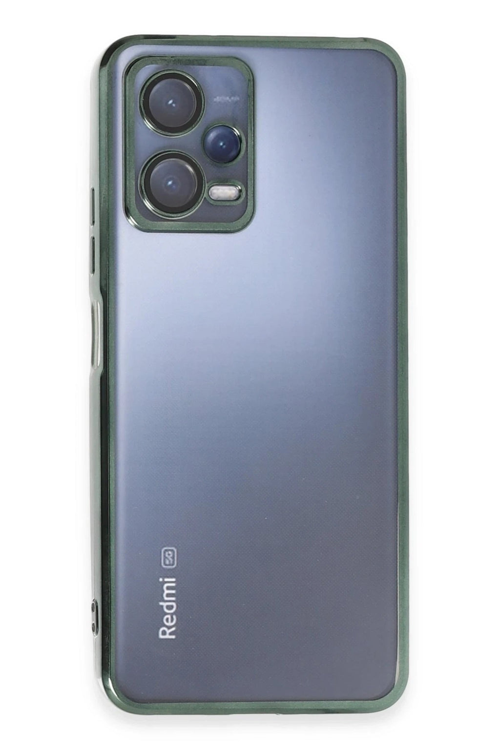 Mey İthalat® Redmi Note 12 5G Kılıf Lensli Silikon - Yeşil