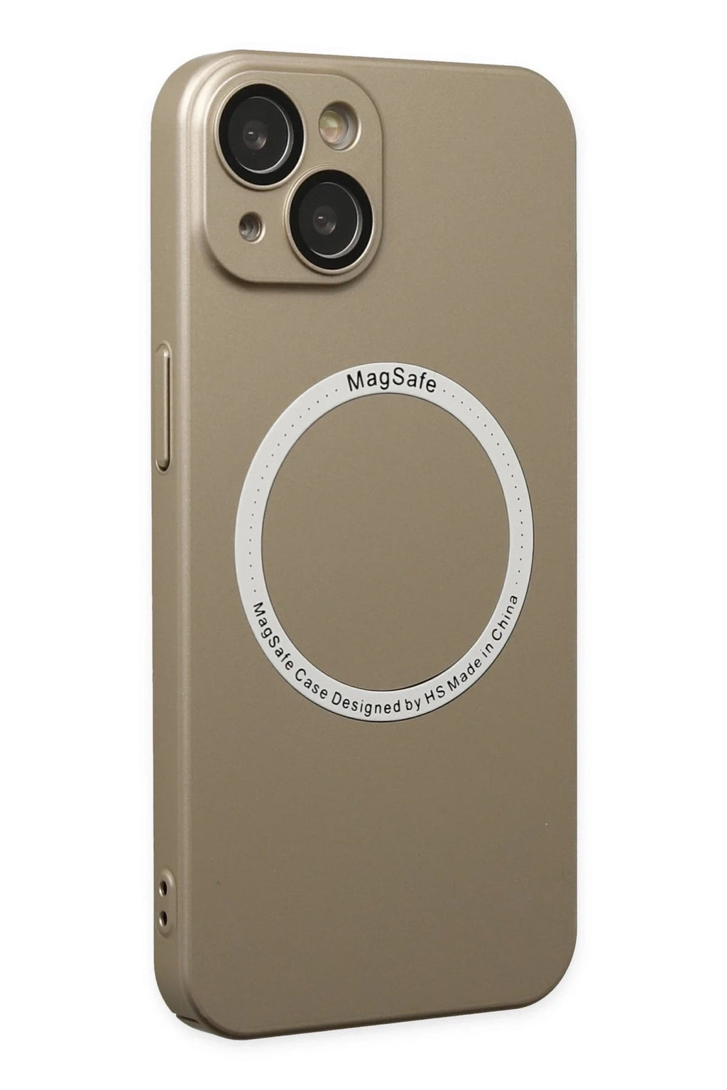 Mey İthalat® iPhone 14 Plus Kılıf Jack Magneticsafe Lens Silikon - Gold