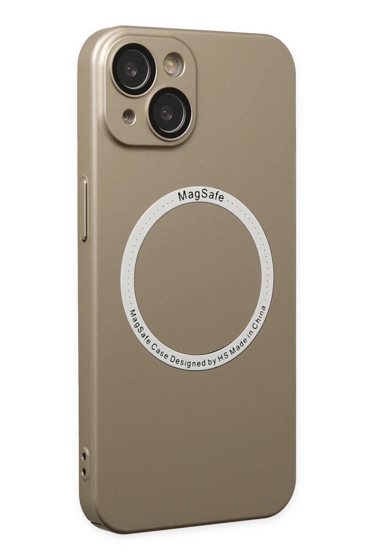 Mey İthalat® iPhone 14 Plus Kılıf Jack Magneticsafe Lens Silikon - Gold