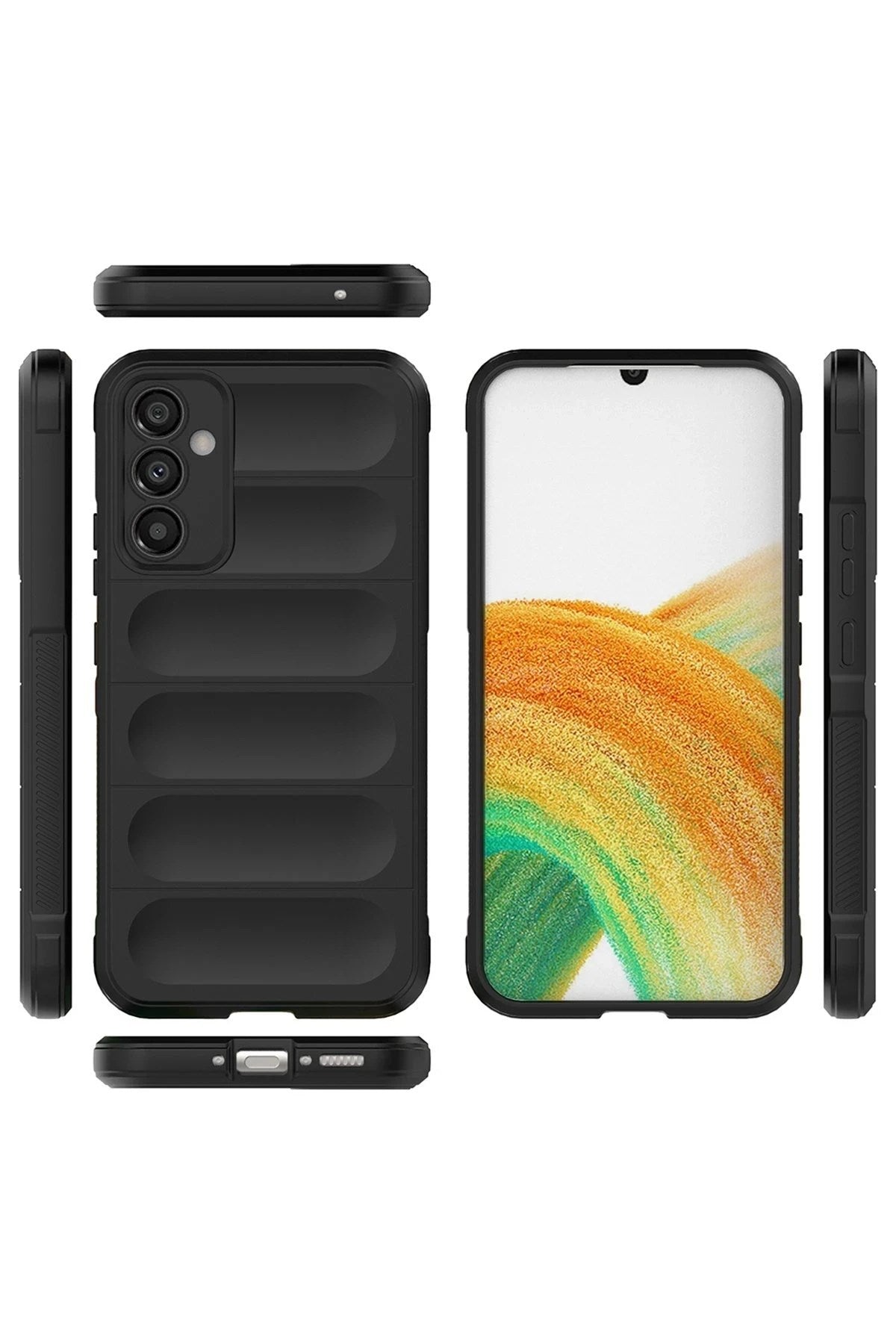 Mey İthalat® Samsung Galaxy A25 5G Kılıf Optimum Silikon - Siyah