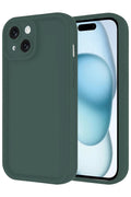 Mey İthalat® iPhone 14 Kılıf Viera Silikon - Koyu Yeşil