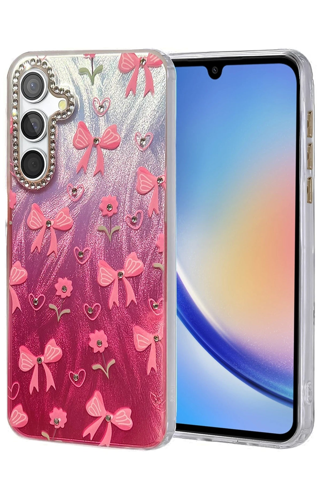 Mey İthalat® Samsung Galaxy A34 5G Kılıf Blade Aynalı Desenli Kapak - Desen 3