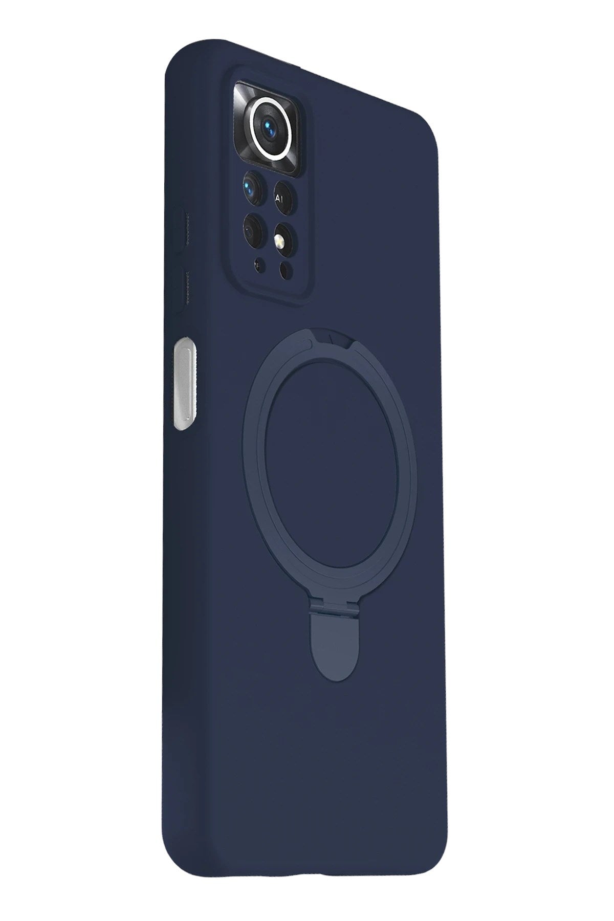 Mey İthalat® Redmi Note 12 Pro 4G Regal Magsafe Standlı Kapak - Lacivert