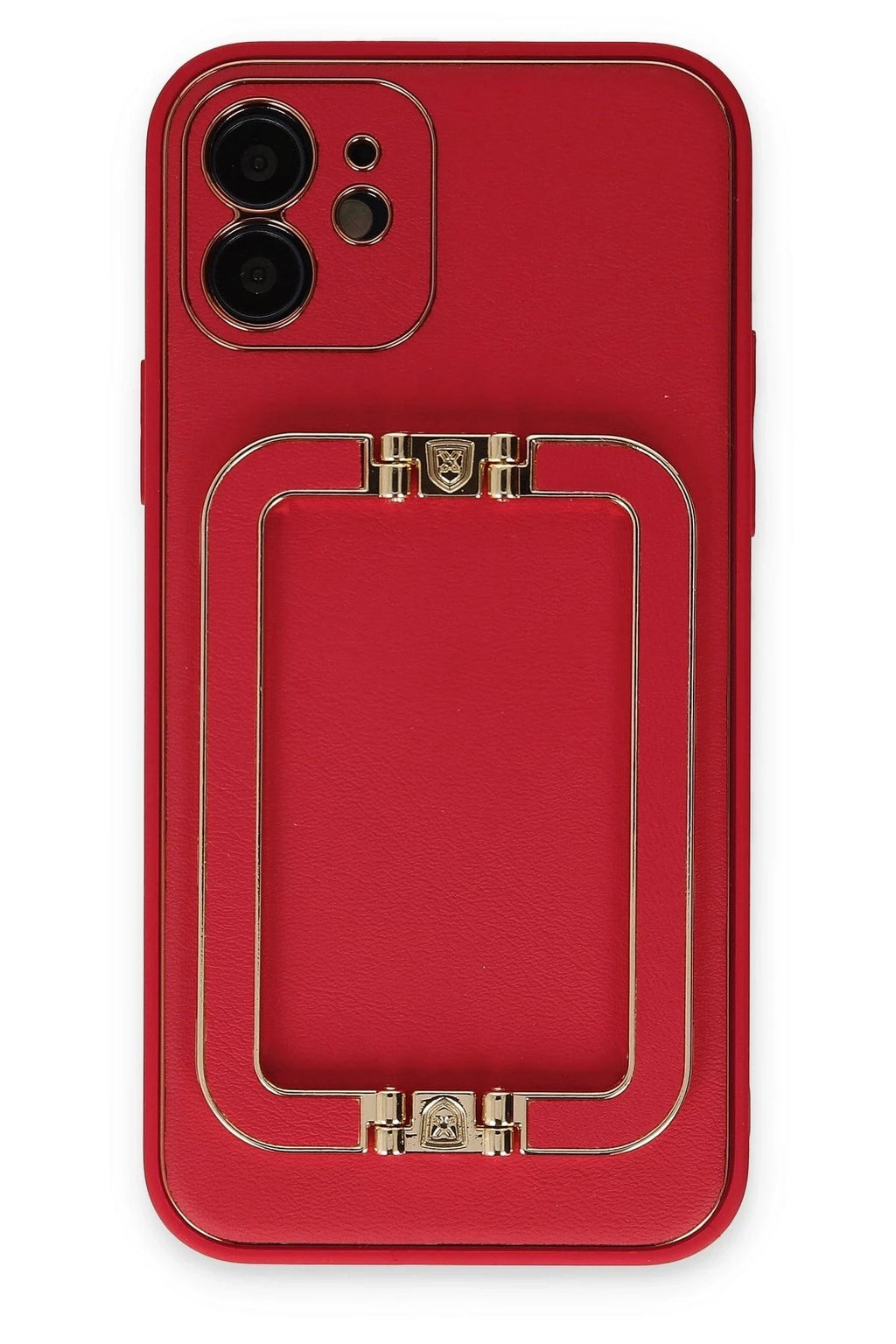 Mey İthalat® iPhone 12 Kılıf Coco Elit Kapak - Kırmızı